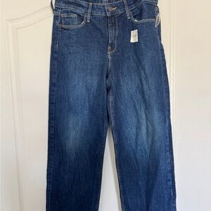 Old Navy Women’s High Rise Wide Leg Blue Jeans